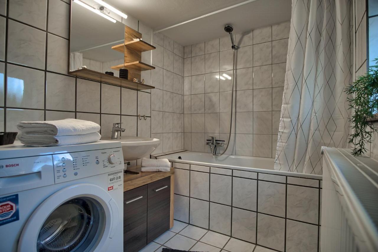האגן Maisonette Privater Zugang Waschmaschine Parkplatz מראה חיצוני תמונה